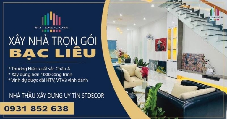 Bảng báo giá xây nhà trọn gói Bạc Liêu chi tiết và mới nhất 2026