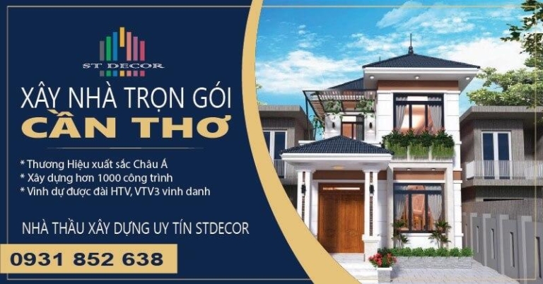 Bảng giá giá xây nhà trọn gói Cần Thơ cập nhật nhất hiện nay