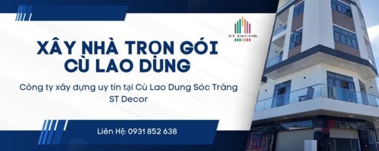 Bảng báo giá xây nhà trọn gói Cù Lao Dung chi tiết nhất 2026