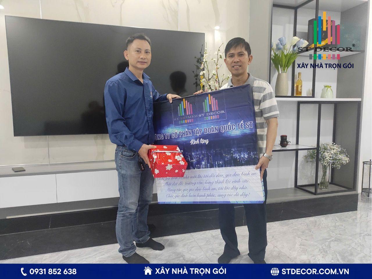 ST DECOR bàn giao công trình thiết kế nhà ở Hậu Giang cho khách hàng
