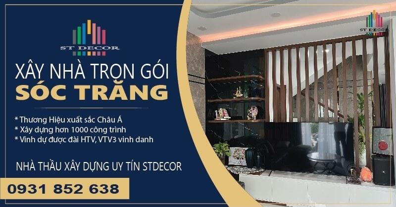 Bảng báo giá xây nhà trọn gói Sóc Trăng mới nhất năm 2026