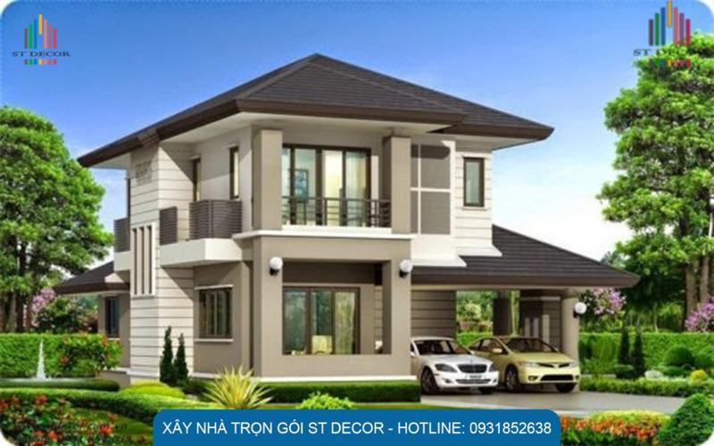 Công trình nhà mái Nhật sân vườn rộng rãi ở nông thôn