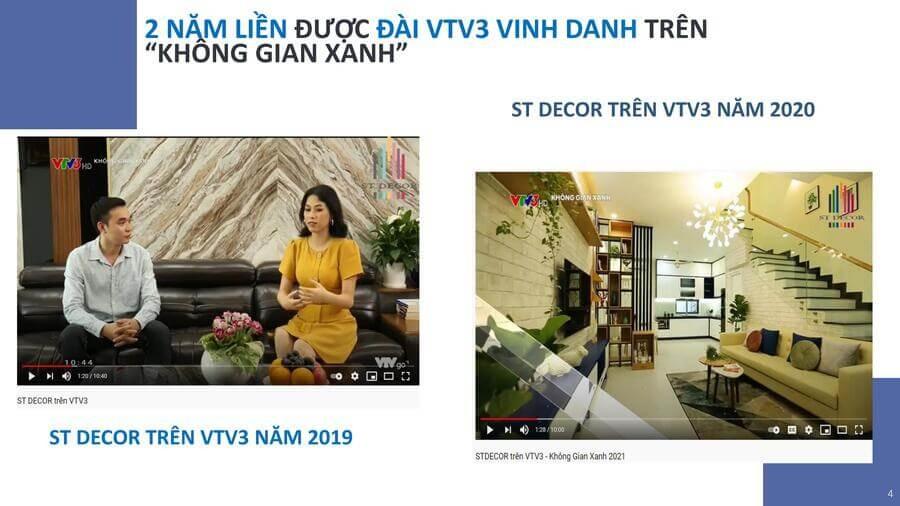 ST DECOR trên kênh truyền hình VTV3