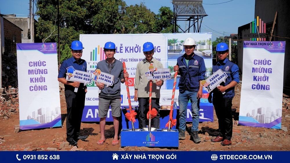 ST DECOR khởi công xây dựng công trình