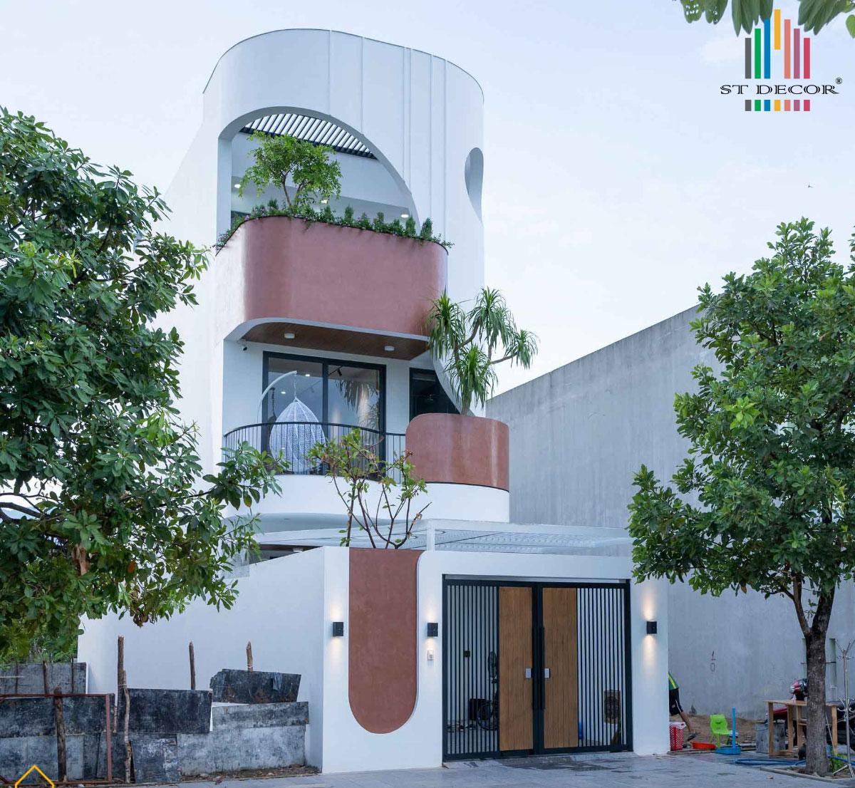 Mẫu nhà đẹp Bình Dương dạng nhà phố xuất hiện nhiều tại khu vực trung tâm