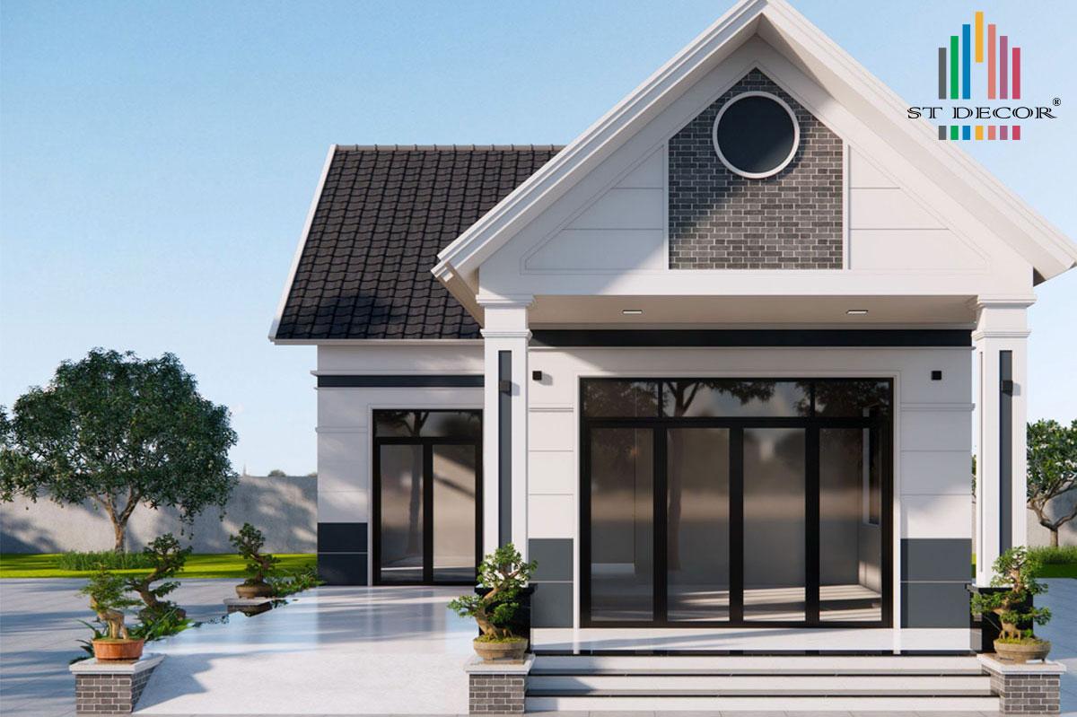 Mẫu thiết kế nhà đẹp Bình Dương dạng cấp 4 được ưa chuộng cả ở thành thị lẫn nông thôn
