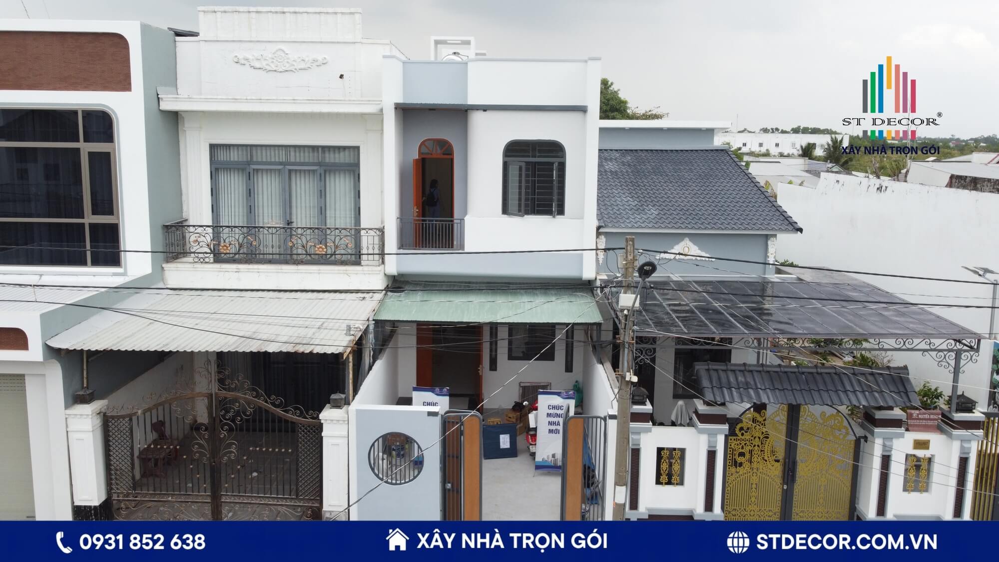 Xây dựng nhà 1 trệt 1 lầu 5×24 Chị Kim Anh Sóc Trăng