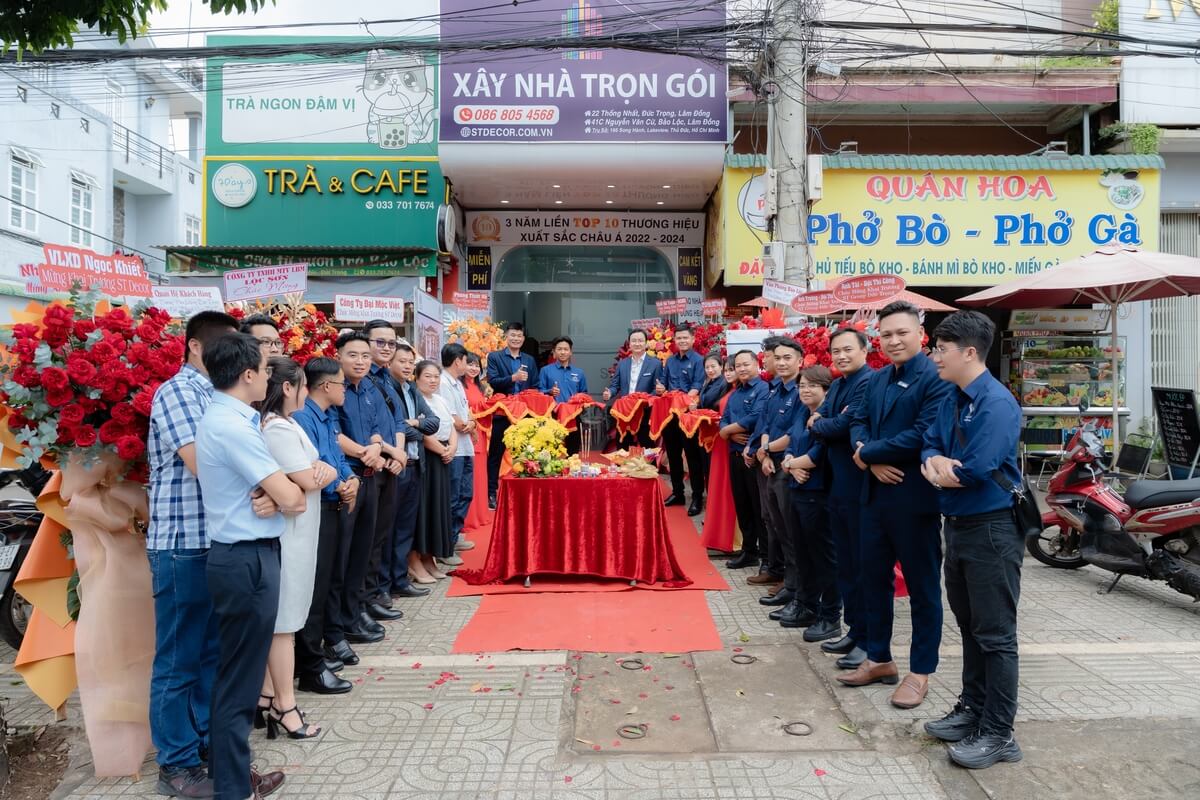 ST DECOR sở hữu hệ thống văn phòng chi nhánh đáp ứng nhu cầu xây nhà trọn gói tại Lâm Đồng