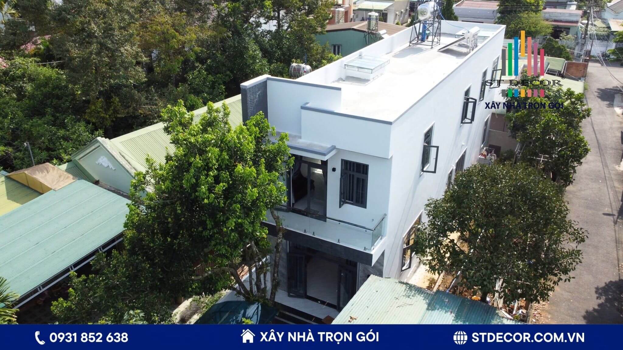 Xây dựng nhà 1 trệt 1 lầu 5×20 Anh Chiến Lâm Đồng